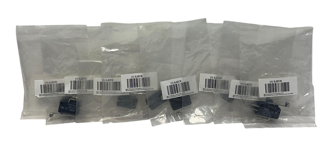 8 SUNS V-15G6-D / 5JEC6 MINIATURE SNAP ACTION SWITCHES ROLLER LEVER 15A NSFS