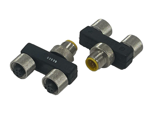 (2) Lumberg Automation ASBS 2 M12-S2325 5-Pin M12 Y-Splitter IP67 New 600000112