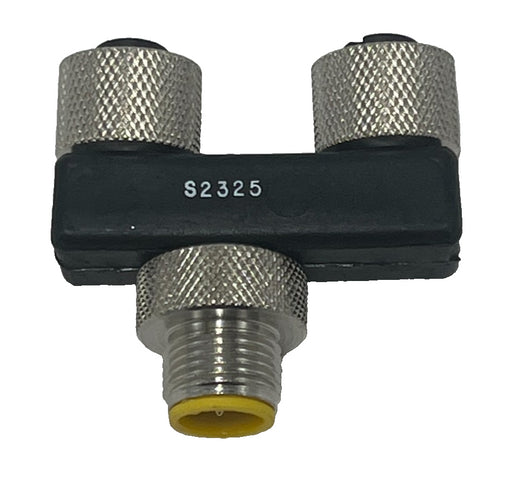 (2) Lumberg Automation ASBS 2 M12-S2325 5-Pin M12 Y-Splitter IP67 New 600000112