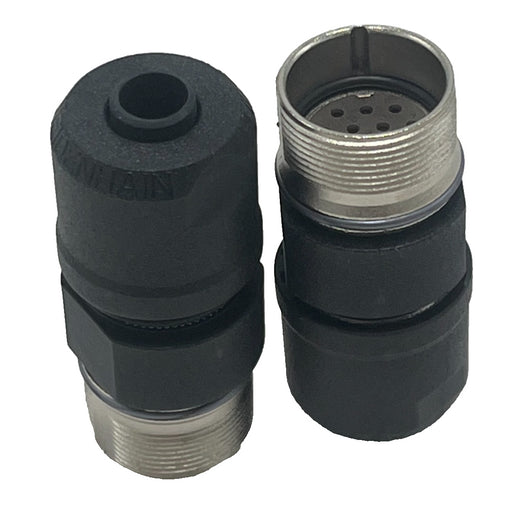 (2) Heidenhain 291698-02 M23 Female Connector 12Pin Circular Coupling Solder New