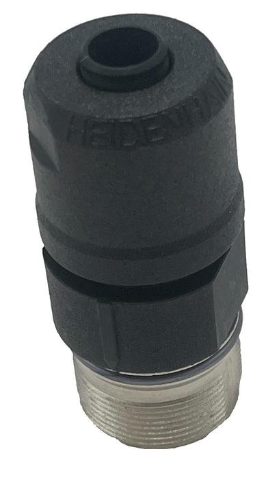 (2) Heidenhain 291698-02 M23 Female Connector 12Pin Circular Coupling Solder New