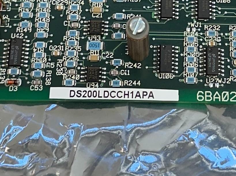 GE DS200LDCCH1APA Mark V EX2000 Series DRIVE LAN TURBINE BOARD w/ EEPROM NSNP