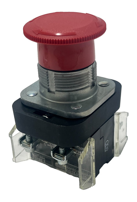 Allen-Bradley 800T-FXT6A5 30.5mm Push-Pull PB 2NC Ser T NEMA 4/13 Red Mushroom