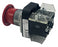Allen-Bradley 800T-FXT6A5 30.5mm Push-Pull PB 2NC Ser T NEMA 4/13 Red Mushroom
