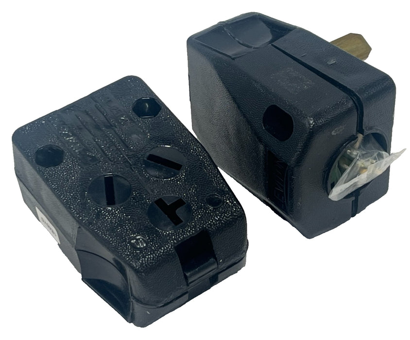 2 Leviton 287-T 30/50A 125/250V Dual Power Angle Plug NEMA 10-30P 10-50P Non-GND