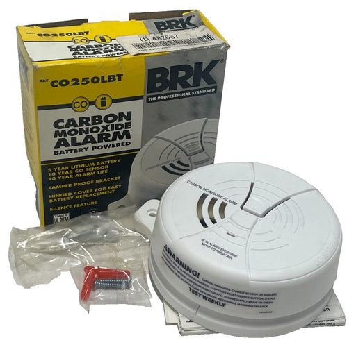 LOT of 3: BRK CO250LBT Carbon Monoxide Alarm 5yr Lithium Battery Tamper-Proof UL