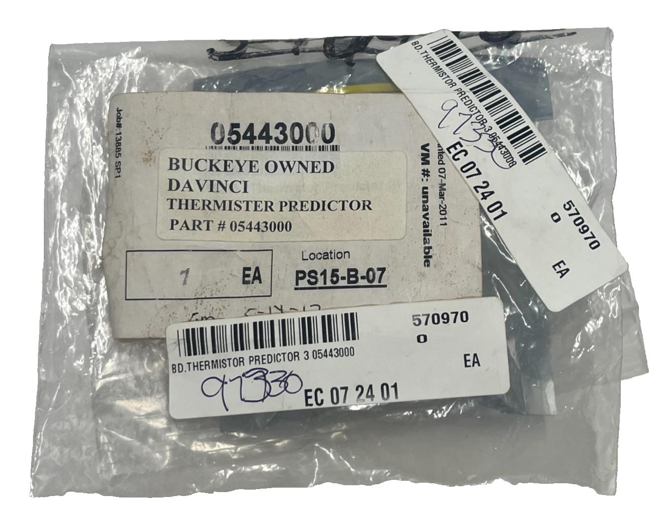 Honeywell 05443000 Measurex PCBA Thermistor Predictor III Board Module 054430-00