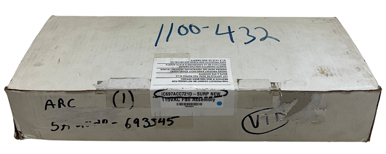 GE FANUC IC697ACC721D / IC697ACC721 Series 90-70 Rack Cooling Fan 115V OEM NSMP