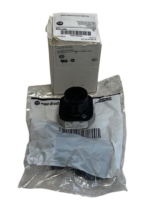 ALLEN BRADLEY 800H-HR5 /G BULLETIN 800H 30mm SELECTOR SWITCH 2-POS WHITE NSMP