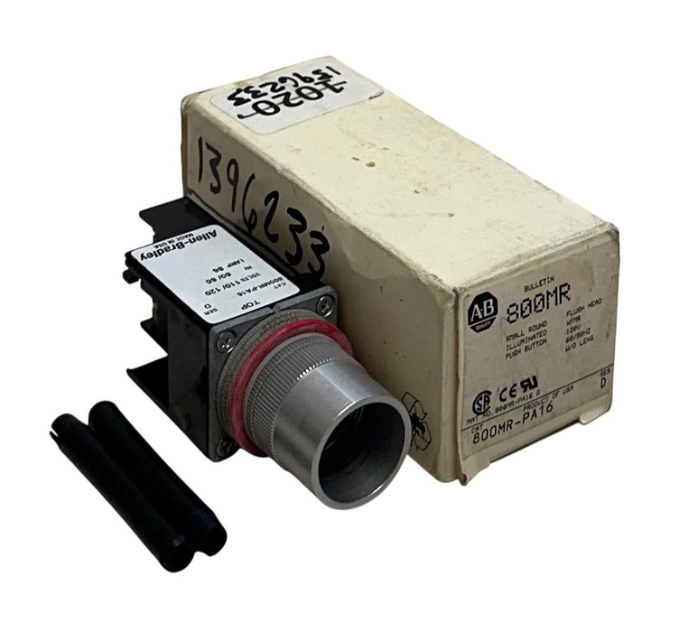 ALLEN BRADLEY 800MR-PA16 /D BULLETIN 800MR ILLUMINATED Push Button FLUSH NSMP