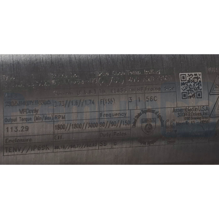 STOBER CLM502USHGO121 | CLM502U CLM cLEAN Motor SS Washdown Servo Motor 1HP NSNP