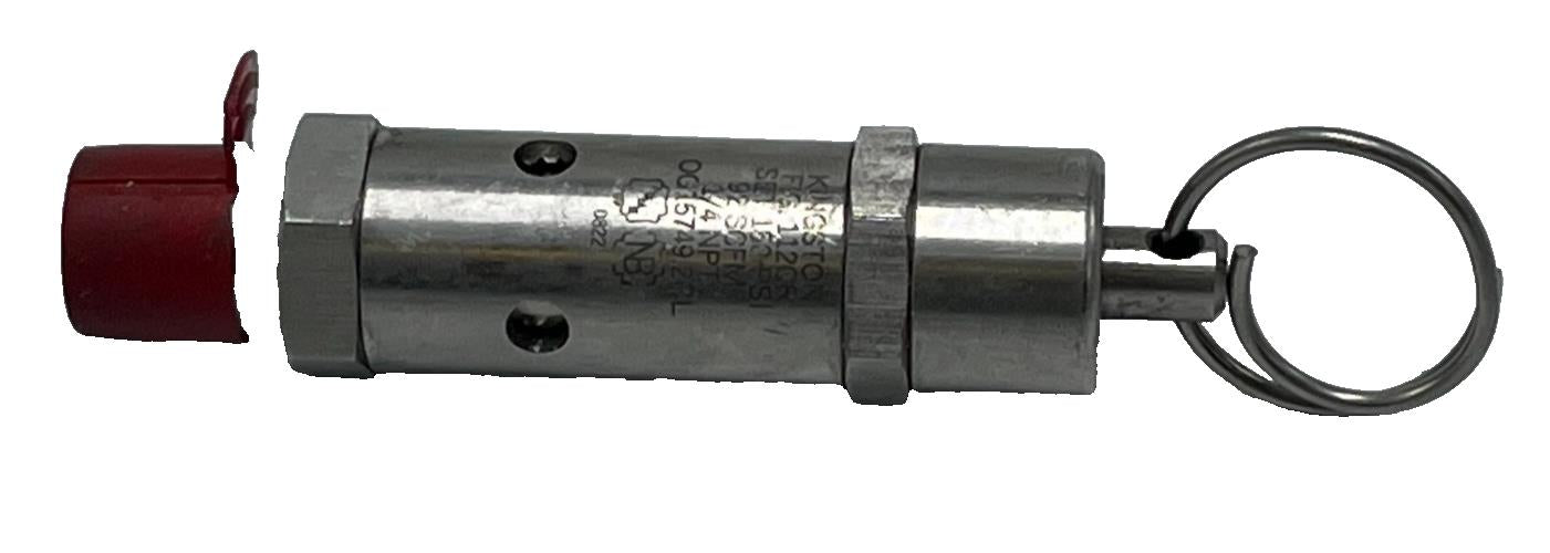 Kingston 112CR-2-150 ASME Safety Relief Valve 1/4" NPT 150 PSI Stainless Steel