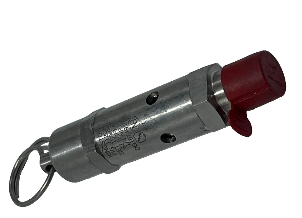 Kingston 112CR-2-150 ASME Safety Relief Valve 1/4" NPT 150 PSI Stainless Steel