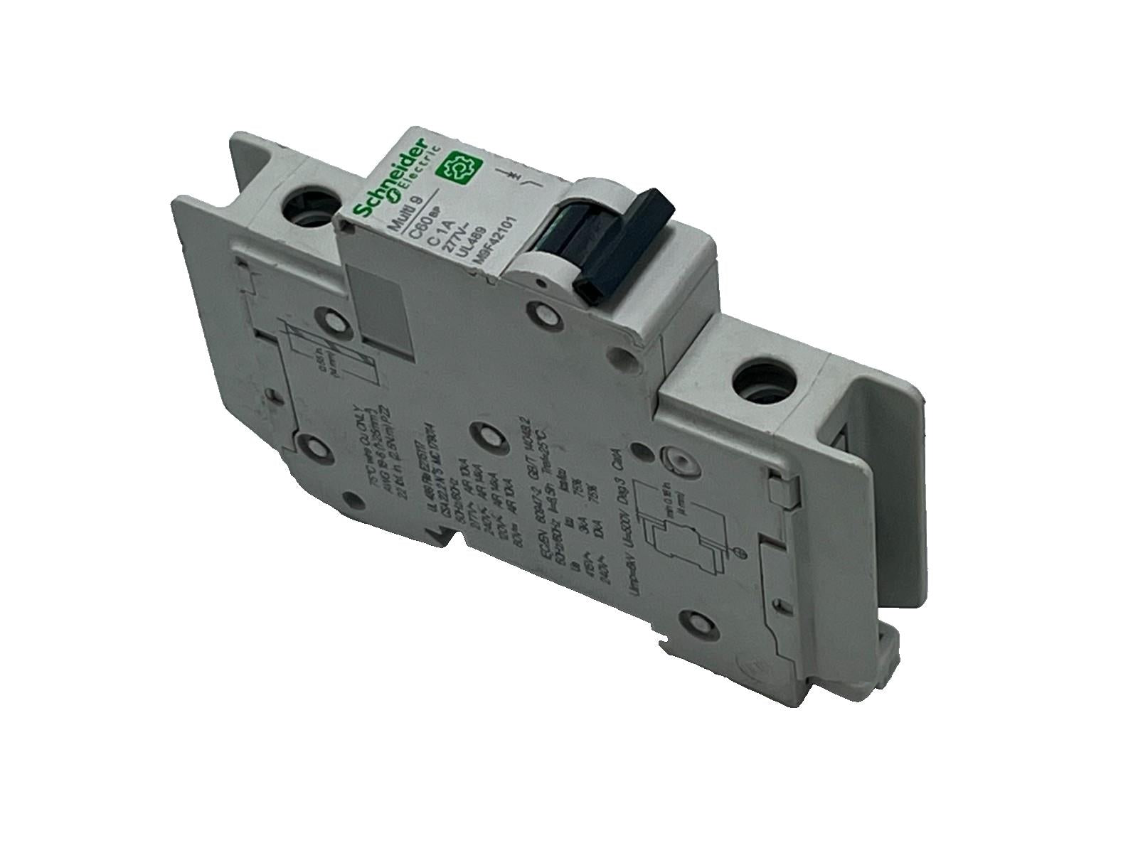 Schneider M9F42101 Multi9 C60BP Miniature Circuit Breaker 1P 1A C-Curve DIN