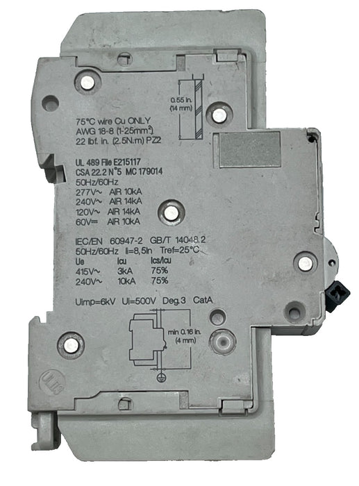 Schneider M9F42101 Multi9 C60BP Miniature Circuit Breaker 1P 1A C-Curve DIN