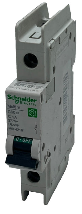 Schneider M9F42101 Multi9 C60BP Miniature Circuit Breaker 1P 1A C-Curve DIN