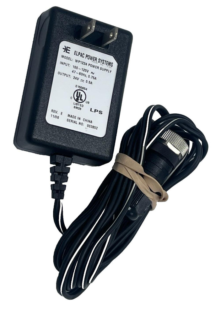ELPAC WP1224 Power Supply AC Adapter 24VDC 0.5A 500mA Wall Wart UL Listed