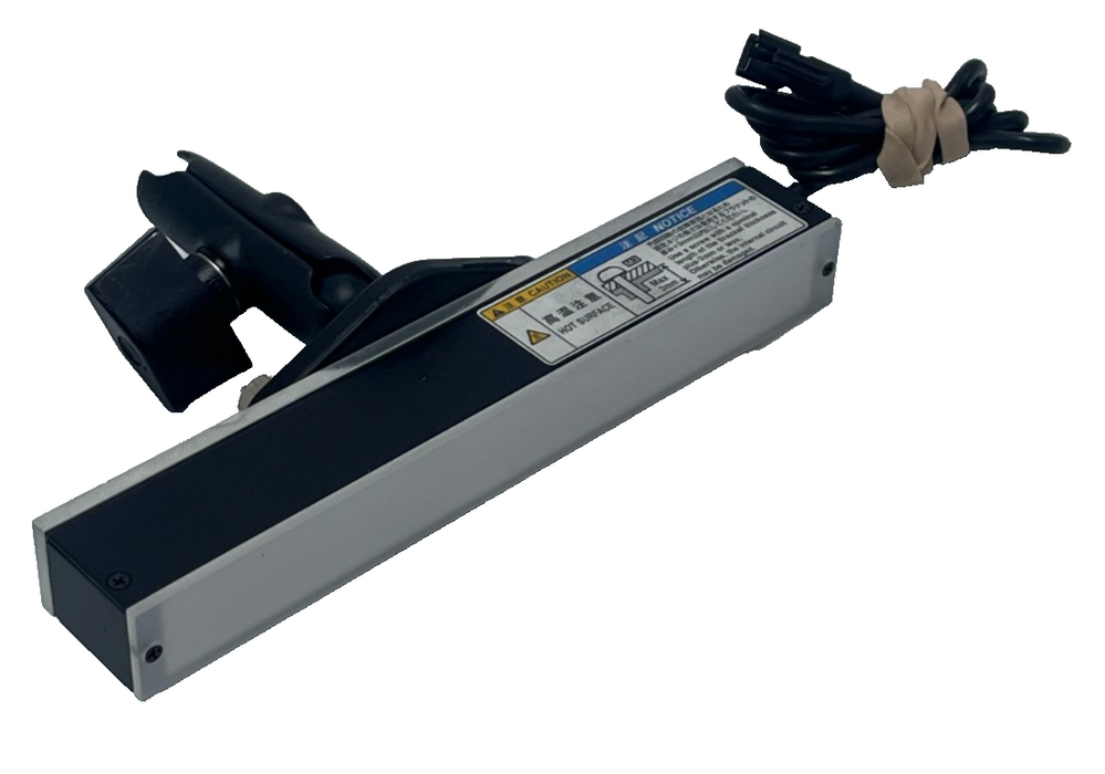 KEYENCE CA-DBB13 LED BLUE LIGHT BAR W/ OP-42282 DIFFUSION PLATE & 1/2" RAM BALL