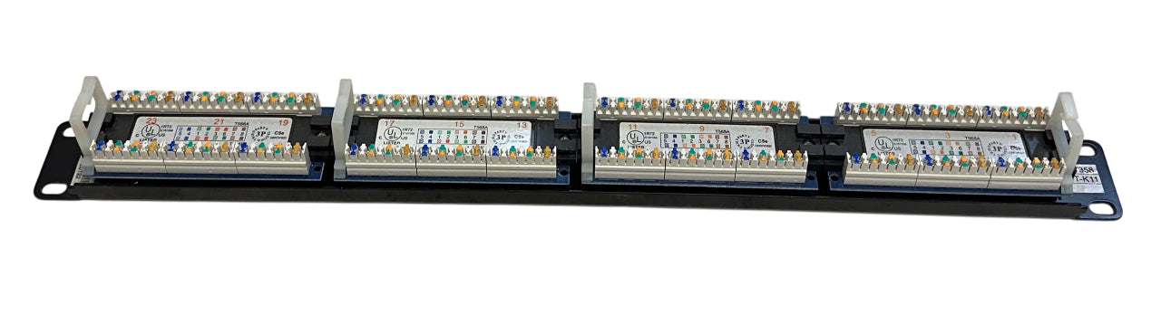 4 TRENDnet TC-P24C5E / P24T-K11 / E157358 Rack Mount Patch Panels CAT5/5E USNP