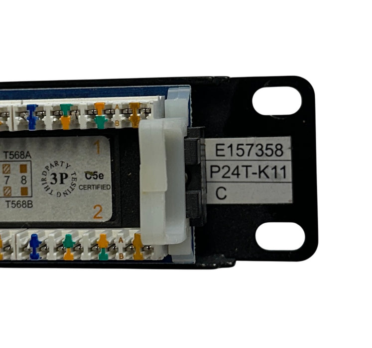 4 TRENDnet TC-P24C5E / P24T-K11 / E157358 Rack Mount Patch Panels CAT5/5E USNP