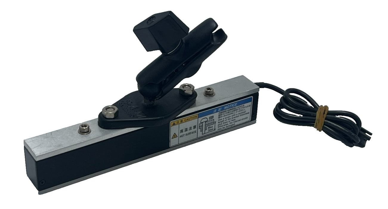 Keyence CA-DBB13 Blue LED Bar Light, OP-42282 Diffuser Plate, 1/2" ram ball