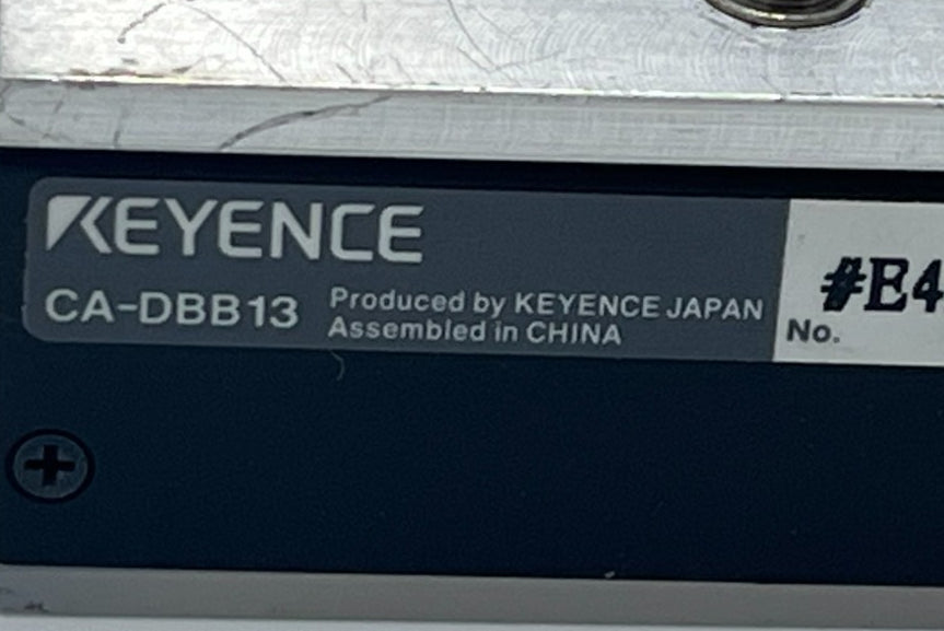 Keyence CA-DBB13 Blue LED Bar Light, OP-42282 Diffuser Plate, 1/2" ram ball