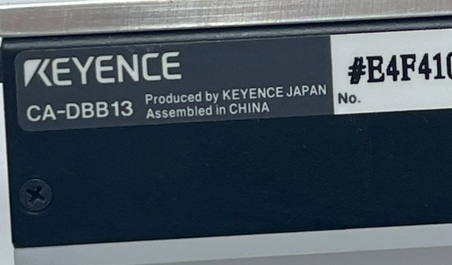 Keyence CA-DBB13 Blue LED Bar Light, OP-42282 Diffuser Plate, 1" ram ball