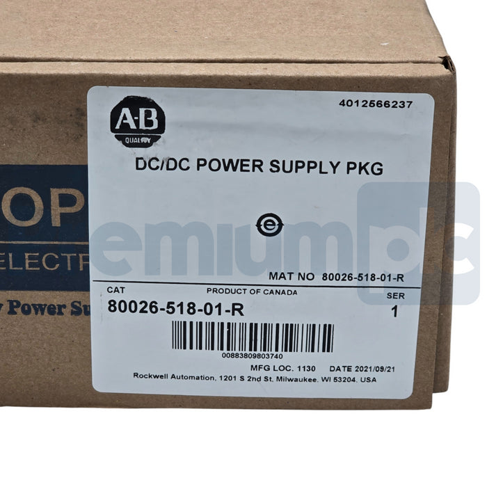 Allen Bradley Absopulse 80026-518-01-R | MOX720-P4668E DC/DC Power Supply NSMP