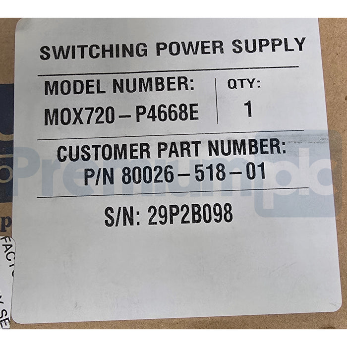 Allen Bradley Absopulse 80026-518-01-R | MOX720-P4668E DC/DC Power Supply NSMP