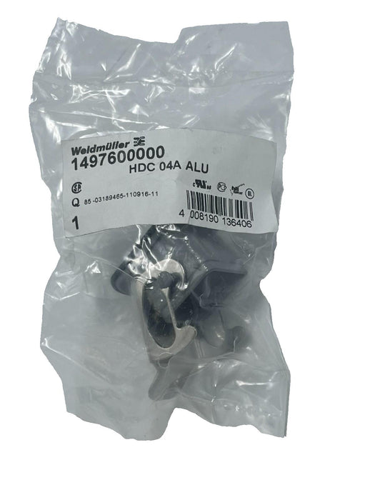 Weidmuller 1497600000 HDC 04A ALU Heavy Duty Connector Base Bulkhead Mount Size
