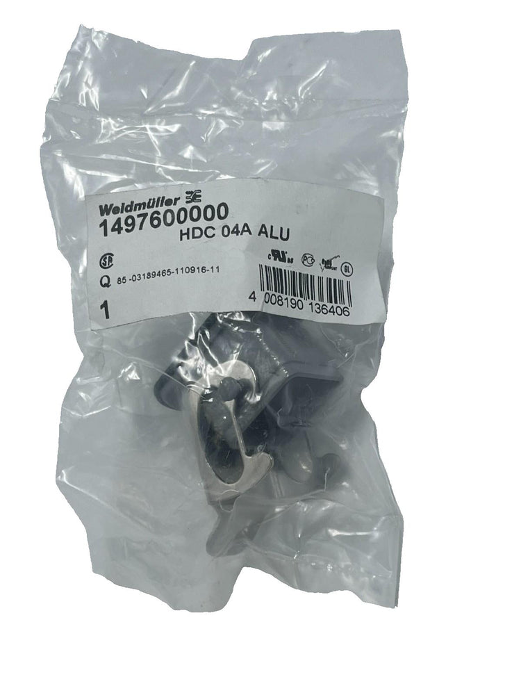 Weidmuller 1497600000 HDC 04A ALU Heavy Duty Connector Base Bulkhead Mount Size