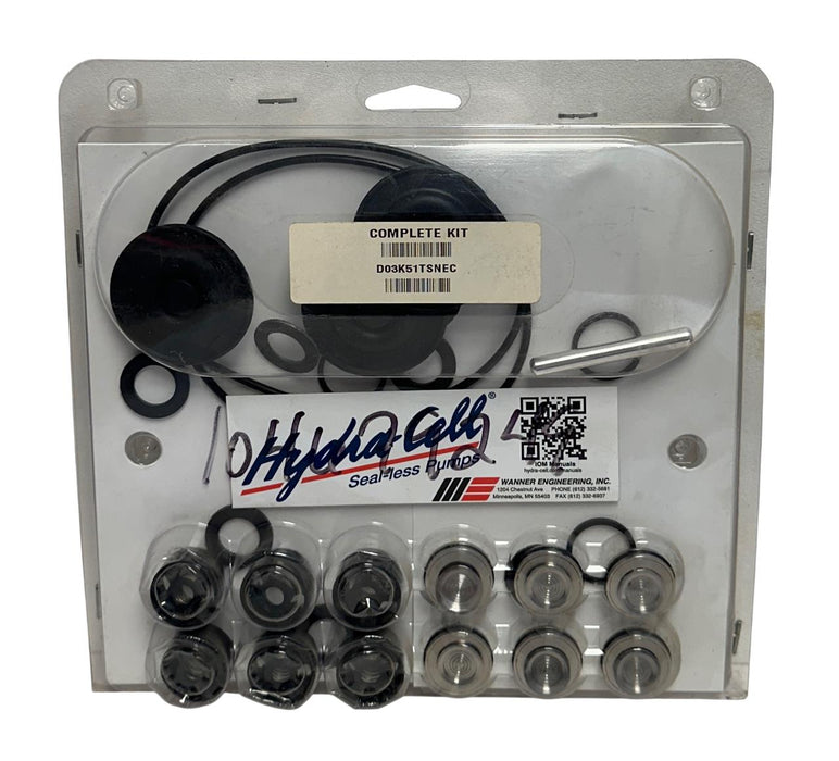 Hydra-Cell WANNER D03K51TSNEC Complete Seal-less Pump Kit OEM NSFS