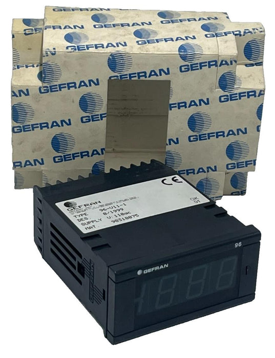 GEFRAN 96-V11-1 Digital Indicator Voltmeter Ammeter Process Meter 96x96mm 96V111