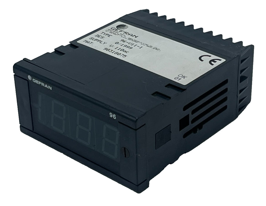 GEFRAN 96-V11-1 Digital Indicator Voltmeter Ammeter Process Meter 96x96mm 96V111