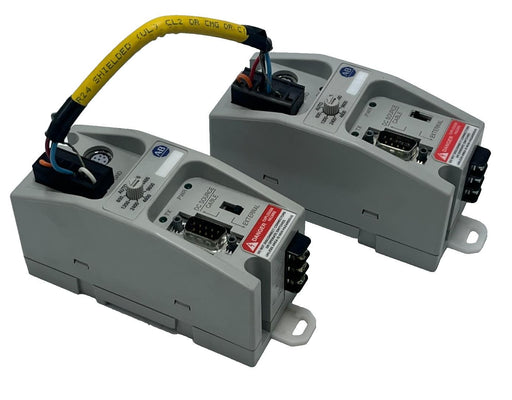 (2) ALLEN-BRADLEY 1761-NET-AIC SER B Advanced Interface Converter PLC Micrologix
