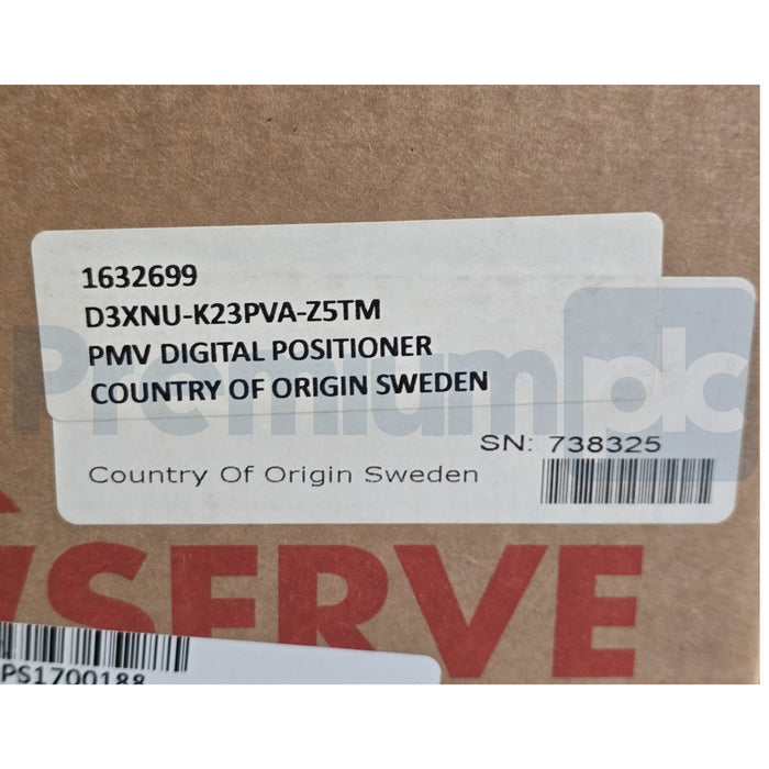 FLOWSERVE D3XNU-K23PVA-Z5TM PMV D3 Digital Positioner HART DOUBLE ACTING NSMP