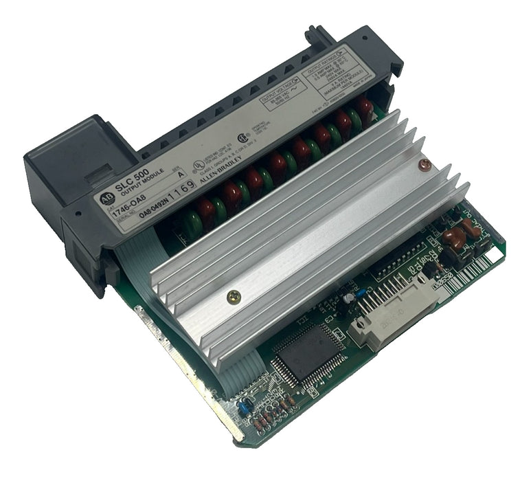 ALLEN BRADLEY 1746-OA8 SER A 8 Pt 120VAC/240VAC Relay Output Module AB SLC 500