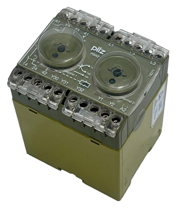 PILZ PSWZ 24VAC Safety Relay Pswz X1P 24VAC 2n/o 751104 Dual Channel E-Stop