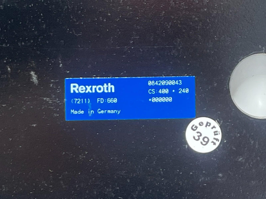 BOSCH REXROTH 0842090043 Workpiece Pallet 400x400mm TS 2plus Transfer System