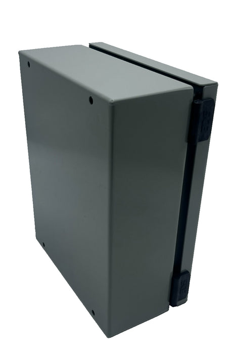SAGINAW CONTROL SCE-1008ELJ Enclosure 10x8x4 NEMA 3R 4 12 13 Steel J-Box Gray