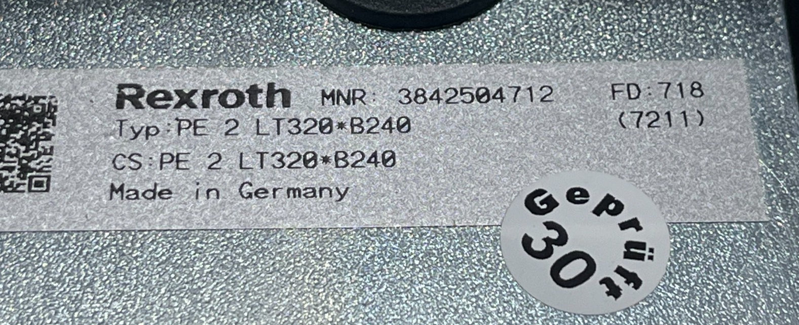 NEW Rexroth 3842504712 Manual Positioning Unit Single Axis System Aluminum