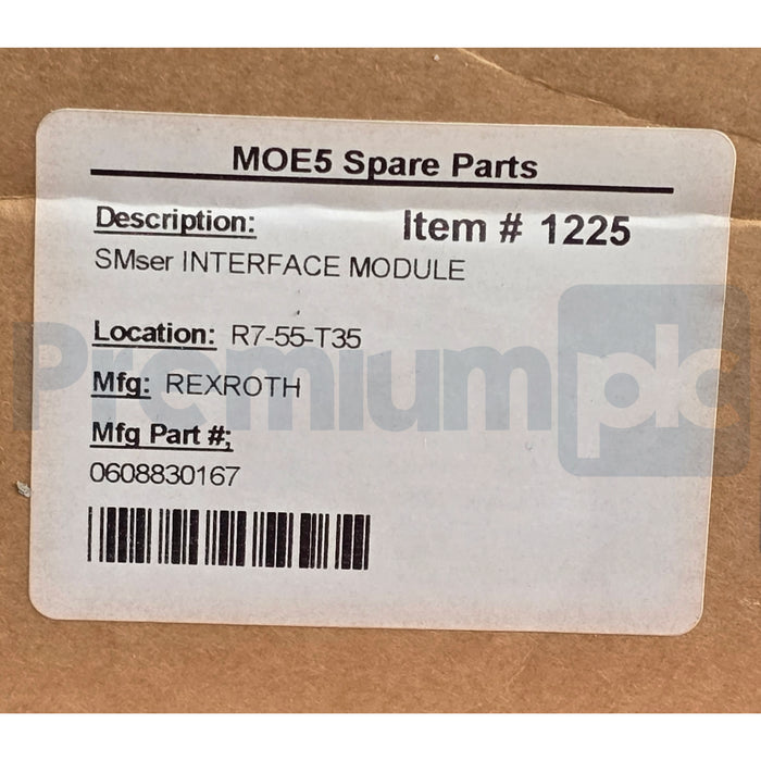 Bosch Rexroth 0608830167 SMser Interface Module 25-Pin Male D-Sub Connector NSMP