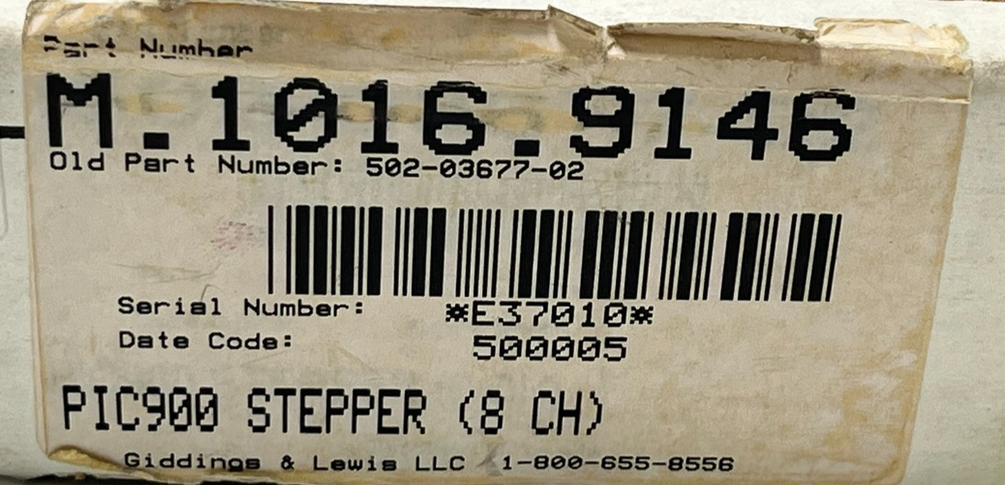 Giddings & Lewis 502-03677-02R1 PiC900 Output Stepper Module 8CH 5020367702R1
