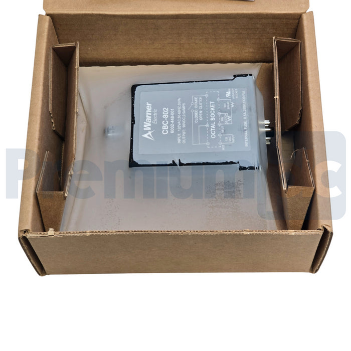 Warner Electric 6002-448-001 | CBC-802 Brake Power Supply 120VAC/90VDC NSMP