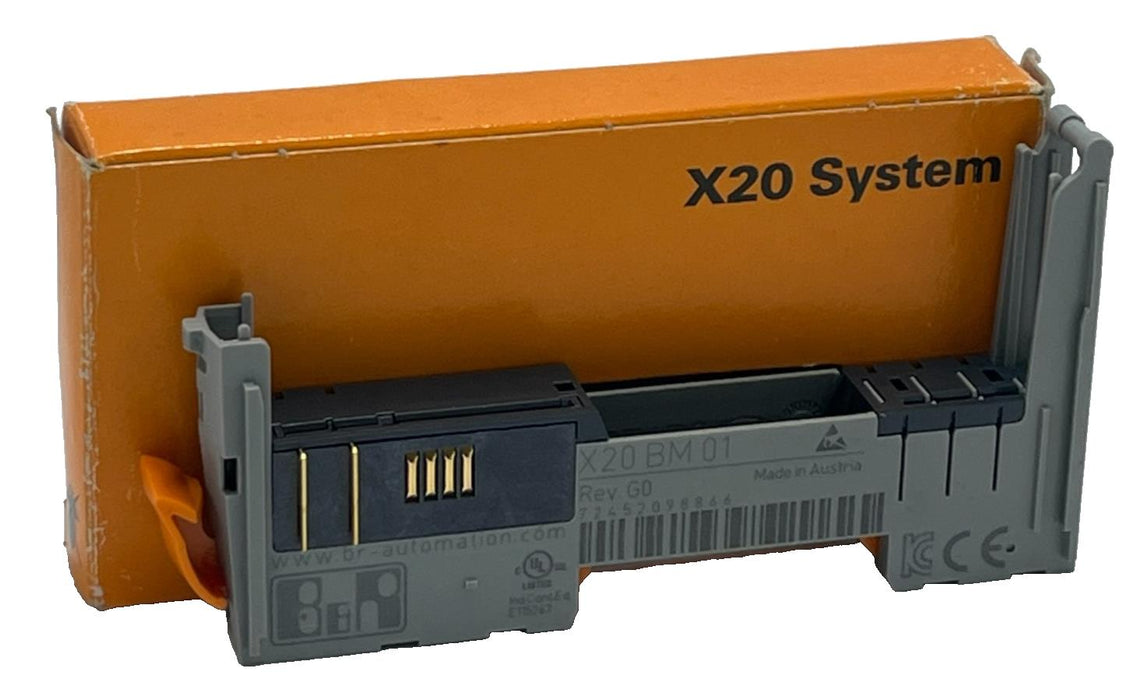 B&R X20BM01 Bus Module X20 System Backplane Base Module 8-Pin X20BM01, NSMP