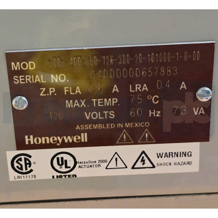 Honeywell 2002-400-150-126-300-20-101000-1-0-00 HercuLine 2000 Actuator 120V NEW