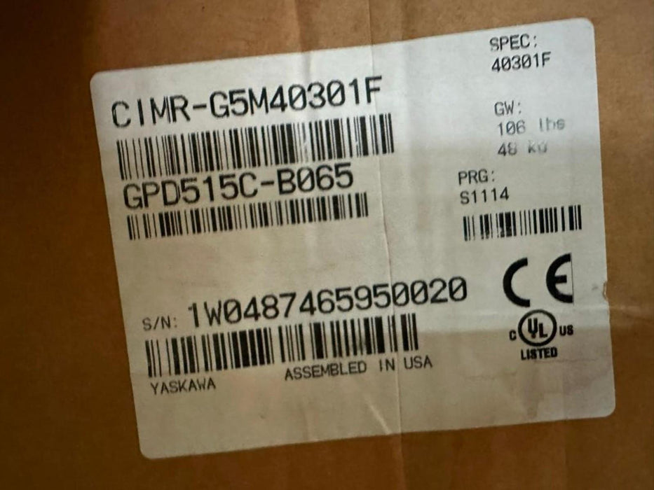 Yaskawa MagneTek CIMR-G5M4030 | GPD515C-B065 GPD 515/G5 AC Drive 460V 50HP NSMP