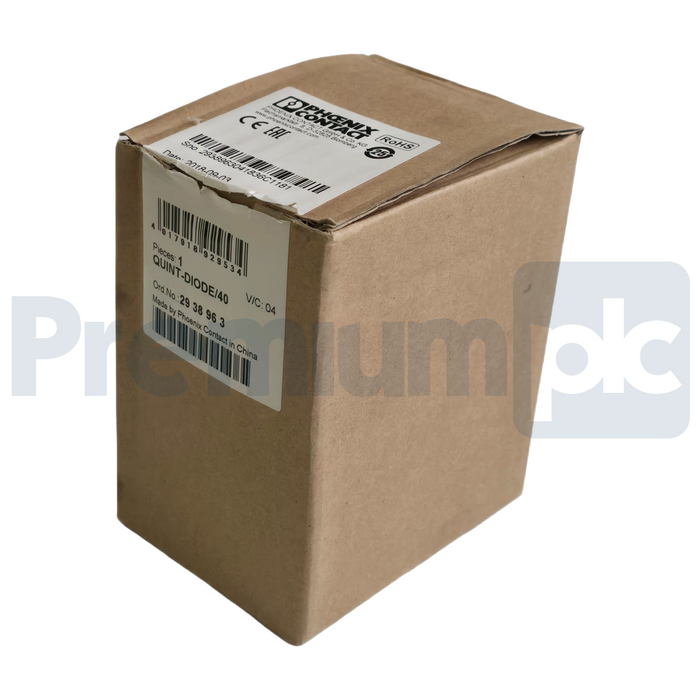 Phoenix Contact 2938963 | QUINT-DIODE/40 Redundancy Power Module 24VDC 40A NSMP