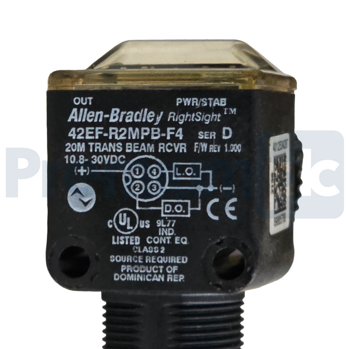 Allen-Bradley 42EF-R2MPB-F4 & 42EF-P2MPB-F4 /D RightSight Photoelectric Sensors