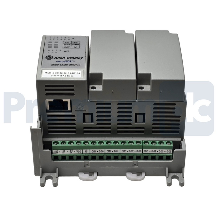 Allen-Bradley 2080-LC20-20QWB /C Micro820 Controller ENet/IP F/W: 12.011 NSNP